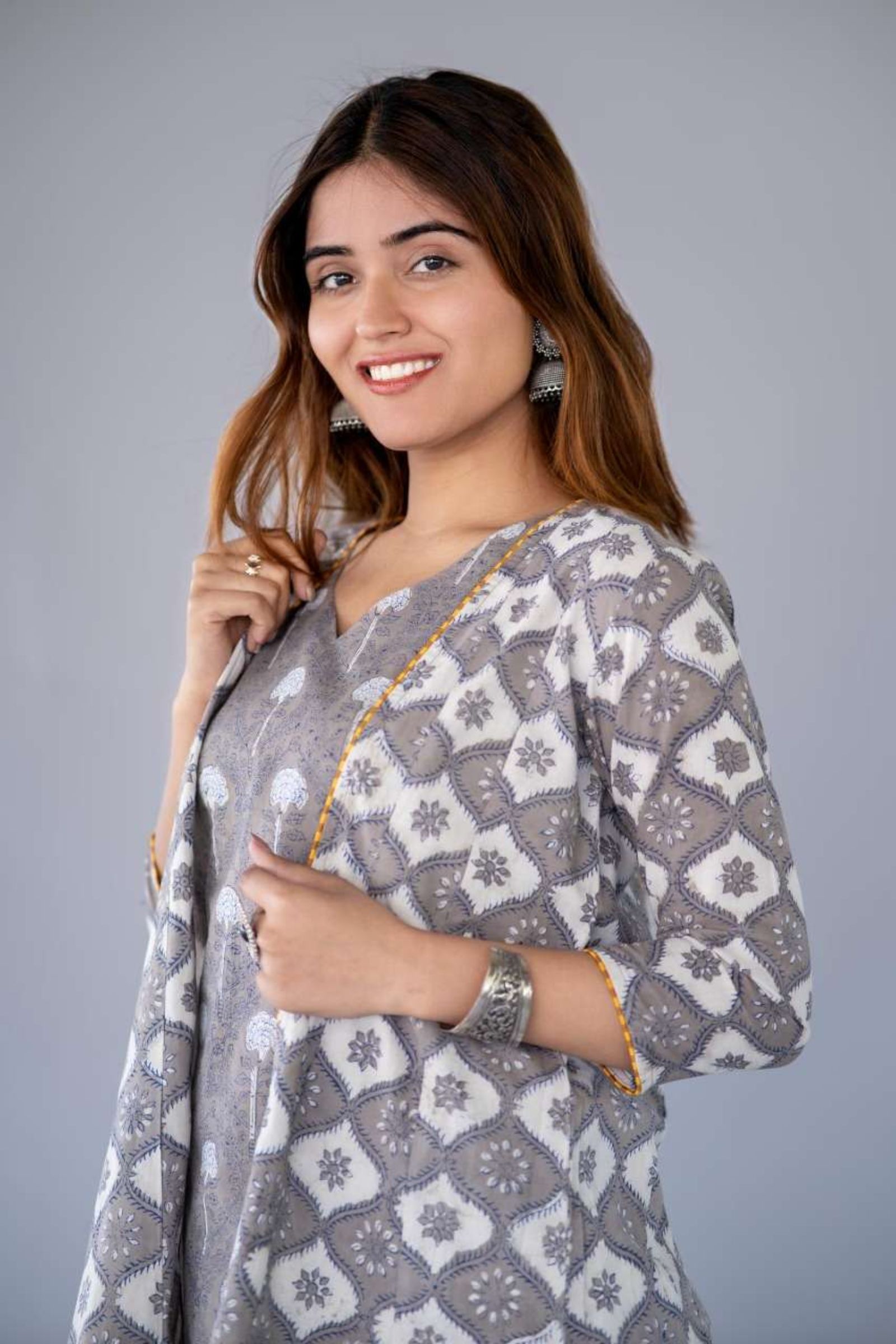 Bagru Kashish Layered Kurta 