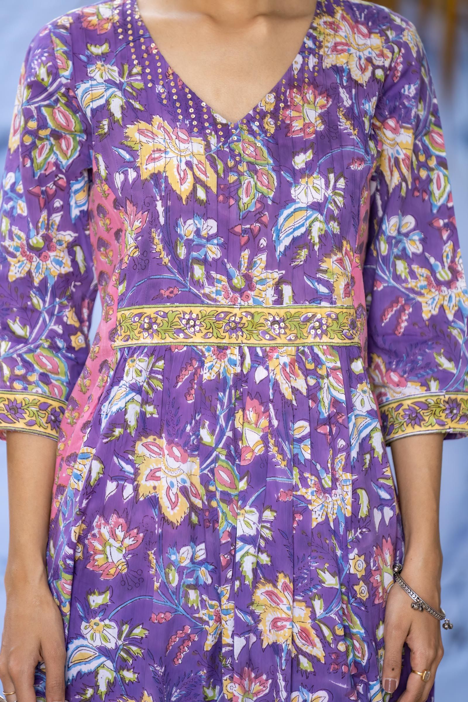 Multicolor Floral Kurta