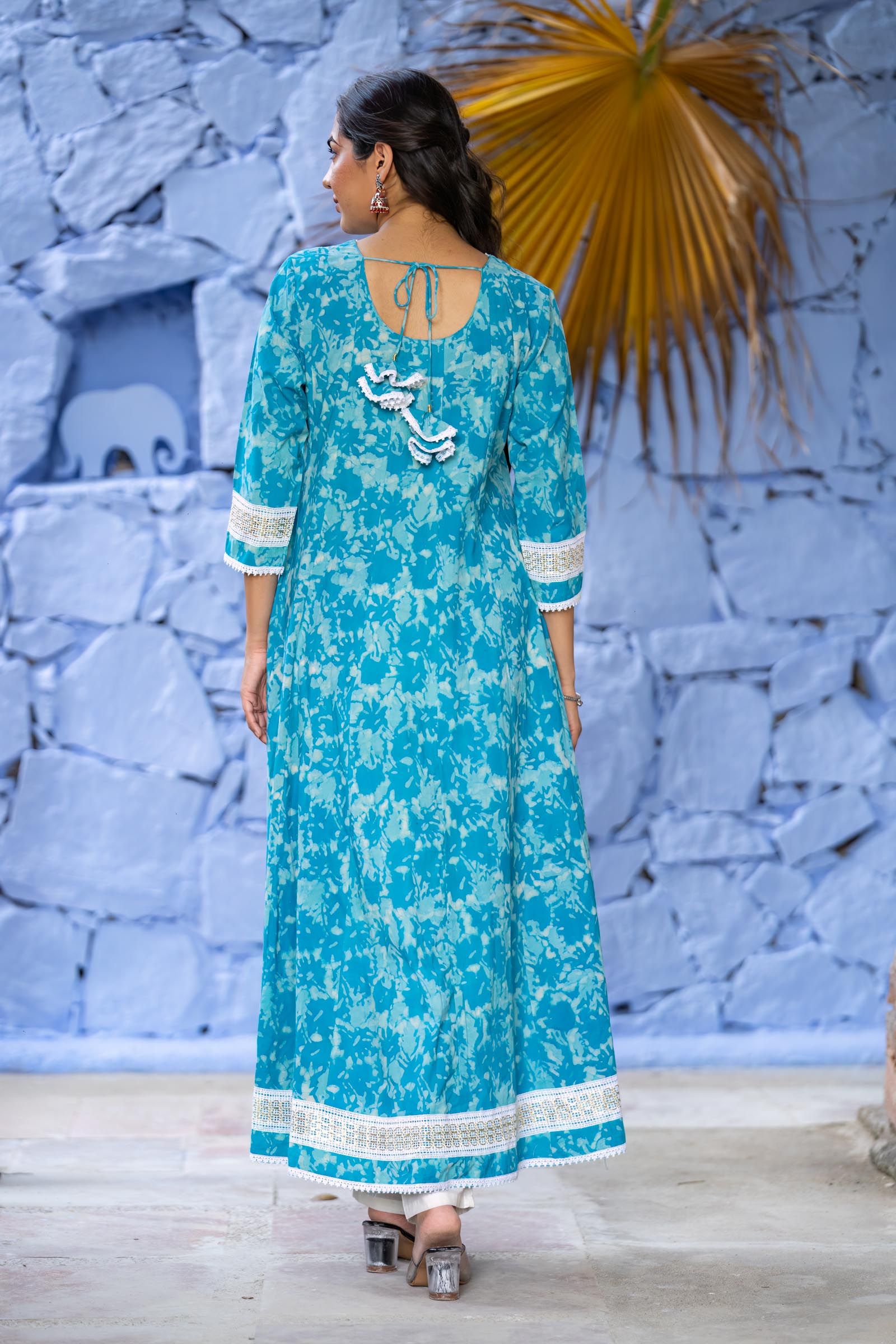 Bagru Floral Kurta