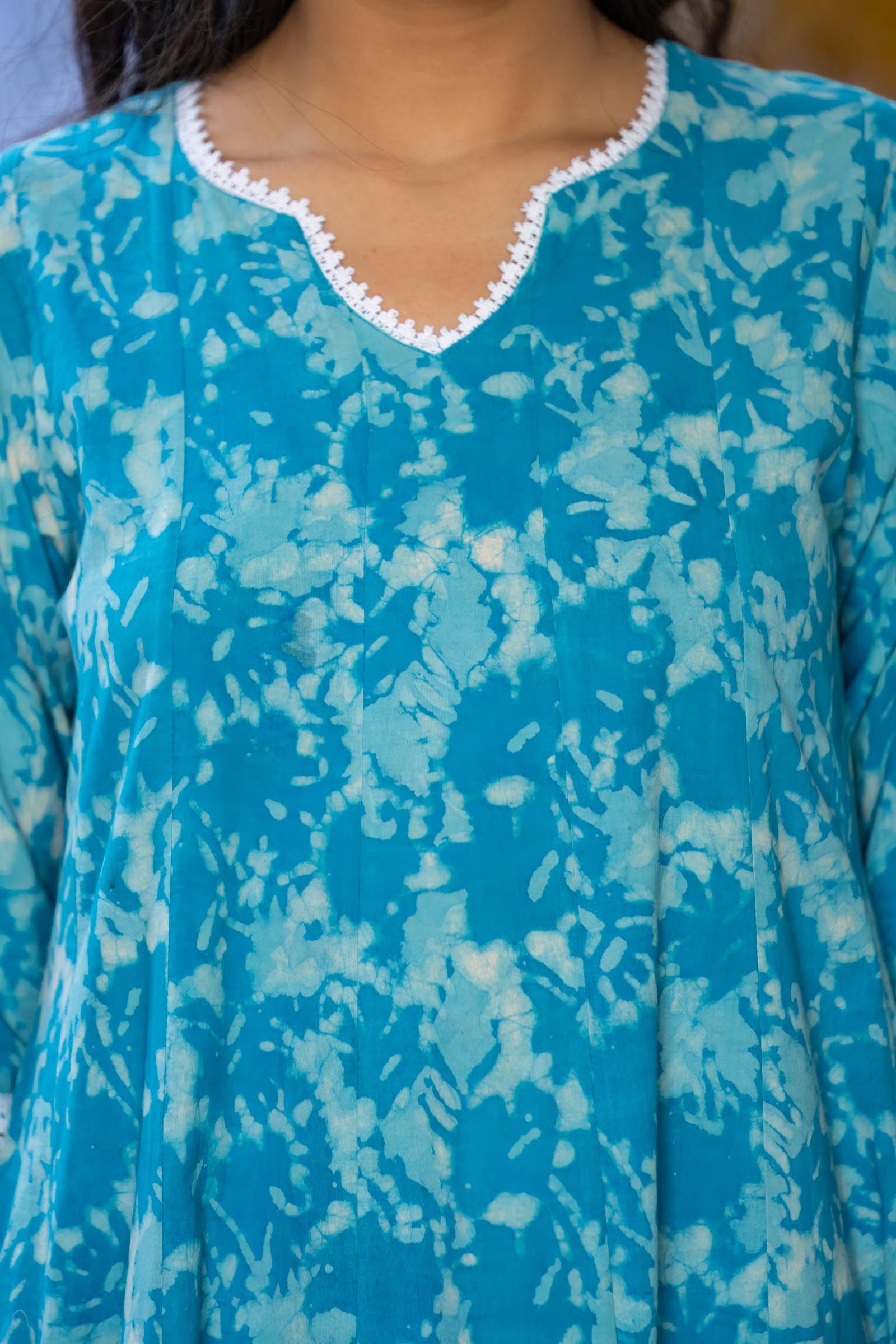 Bagru Floral Kurta