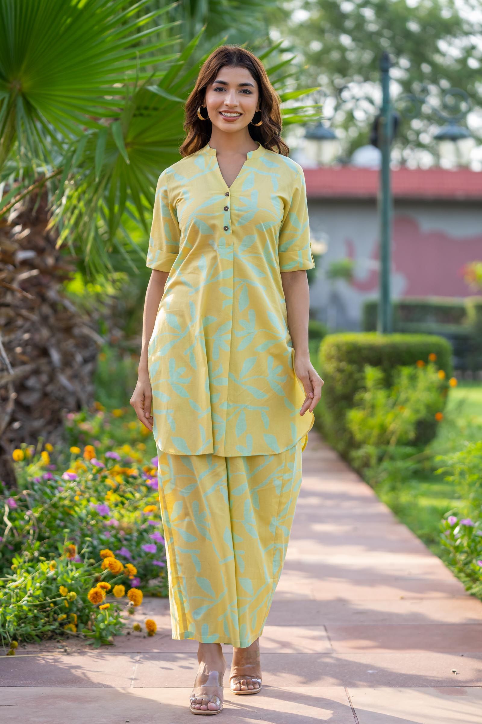 Pastel Yellow Kurta Co