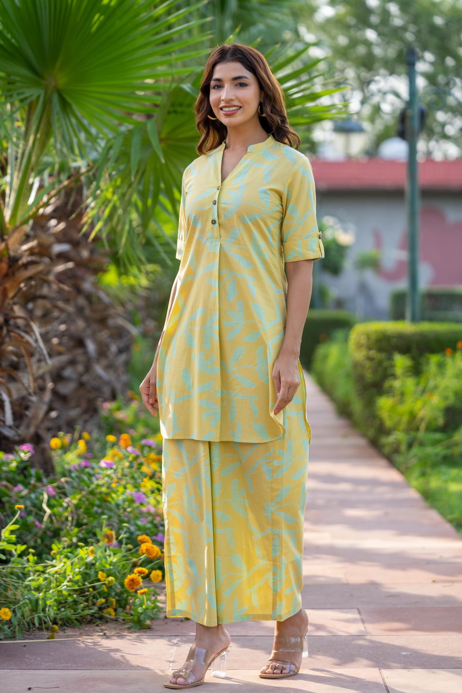 Pastel Yellow Kurta Co