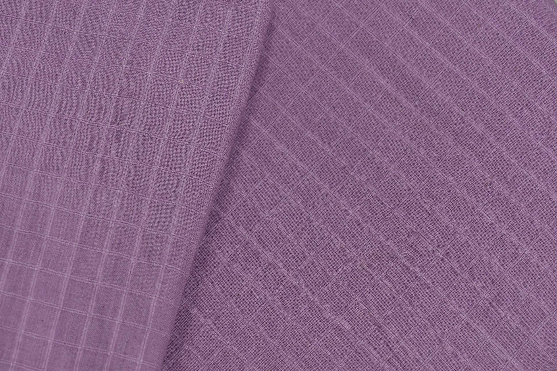 Orchid Bouquet Handloom Khari Cotton Fabric