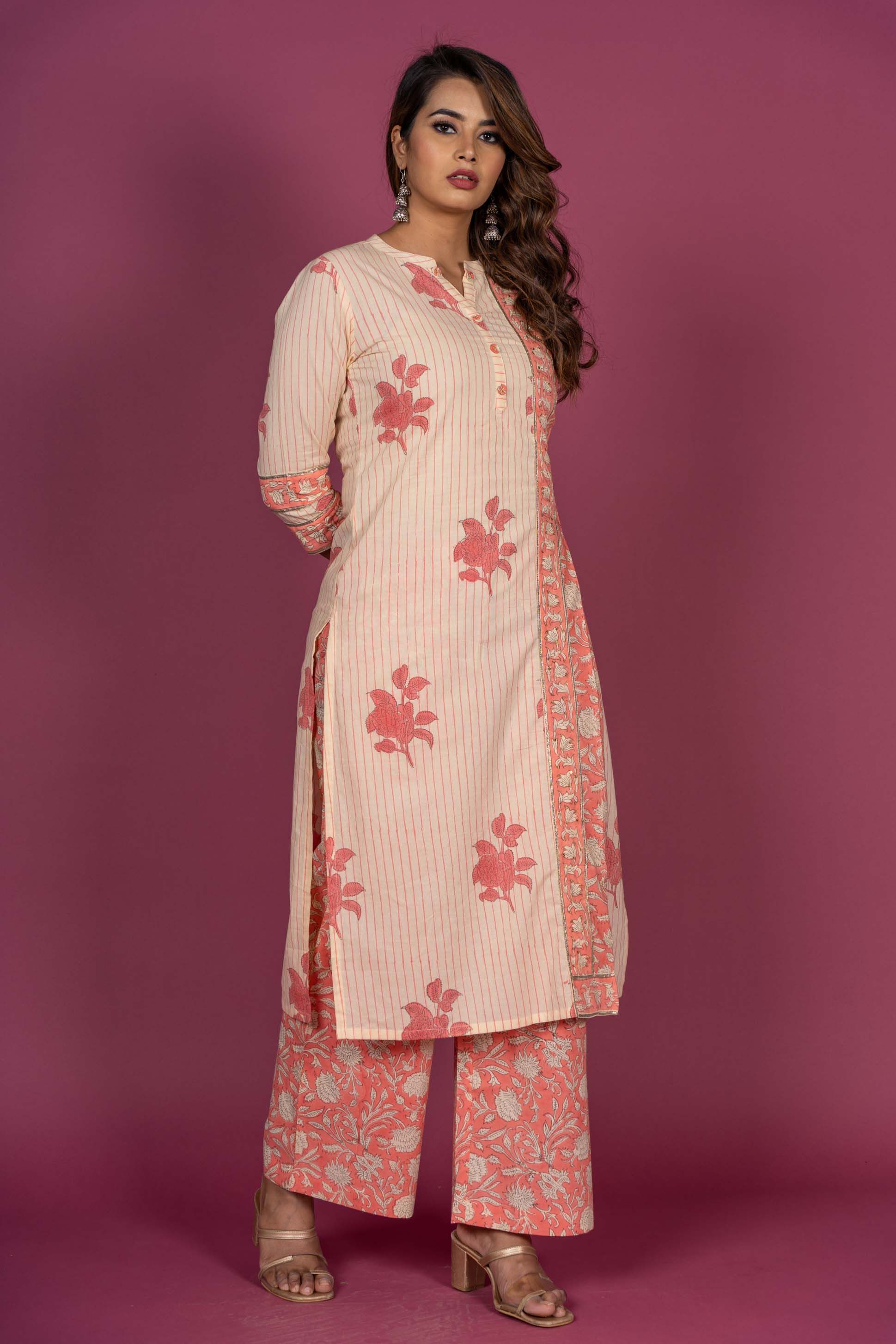 Butter Scotch Pink Kurta 