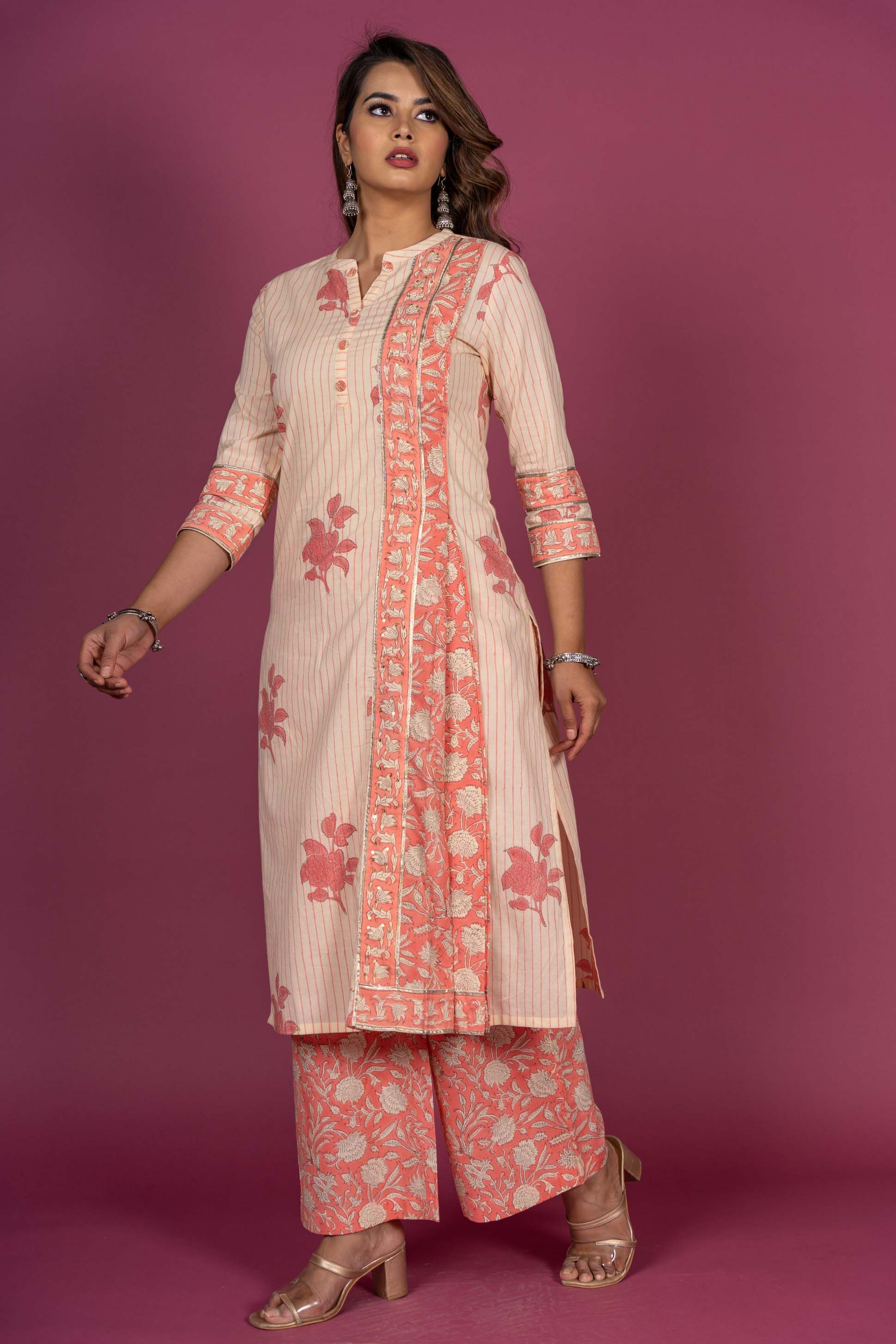 Butter Scotch Pink Kurta 