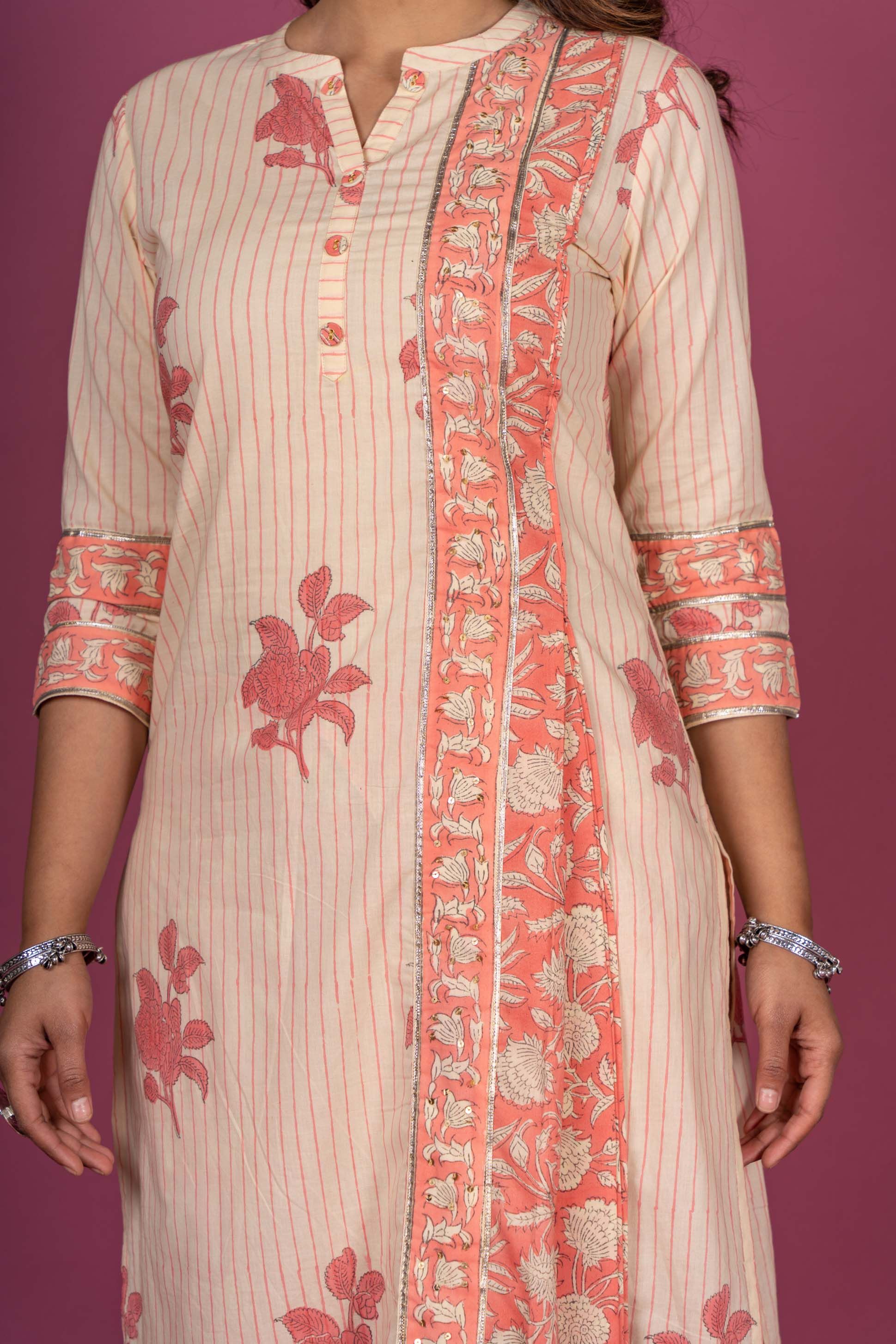 Butter Scotch Pink Kurta 