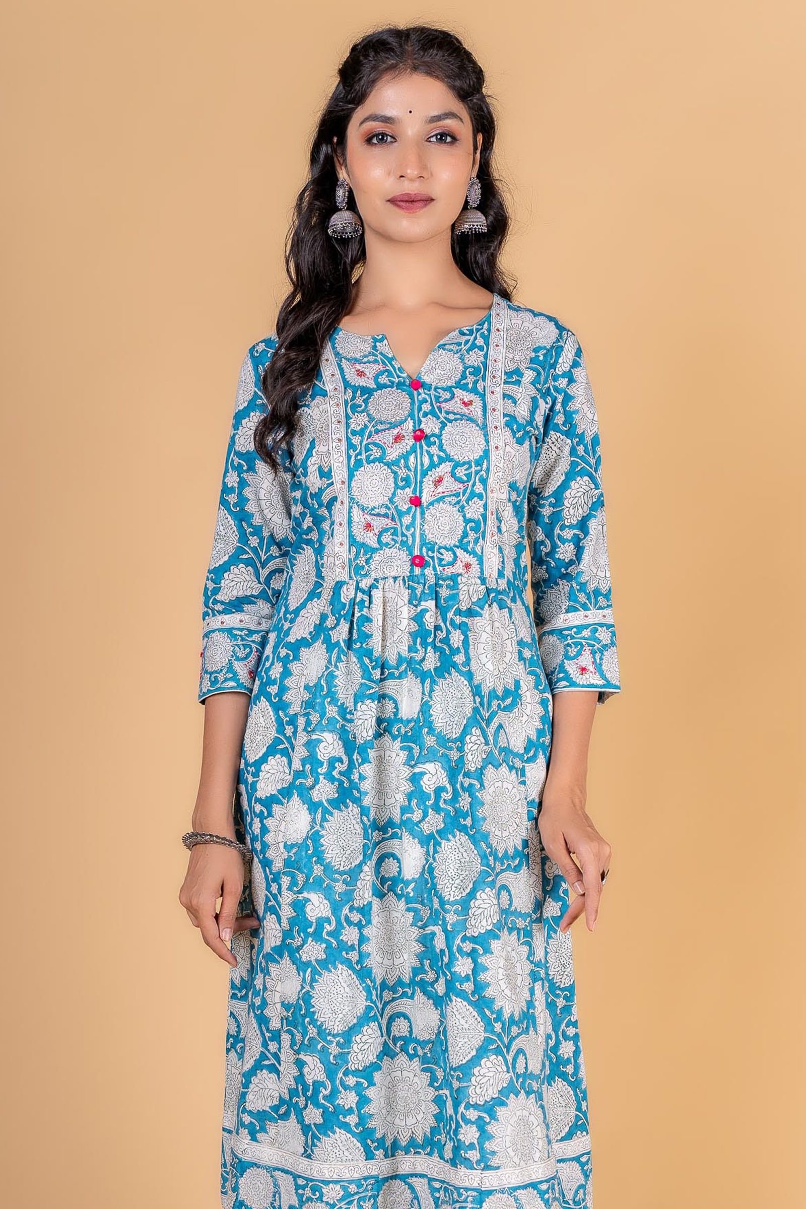 Horizon Blue A Line Kurta 