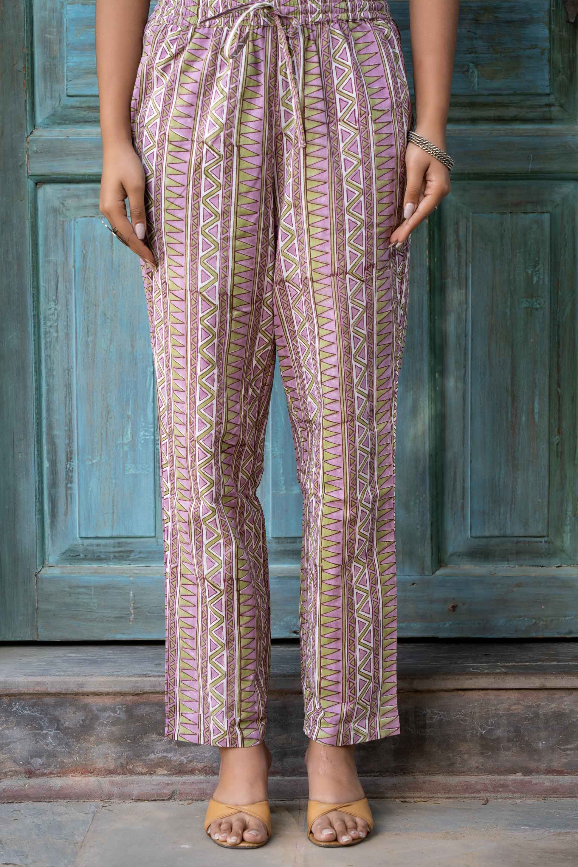  Pastel Green Gather Kurta Pant Set