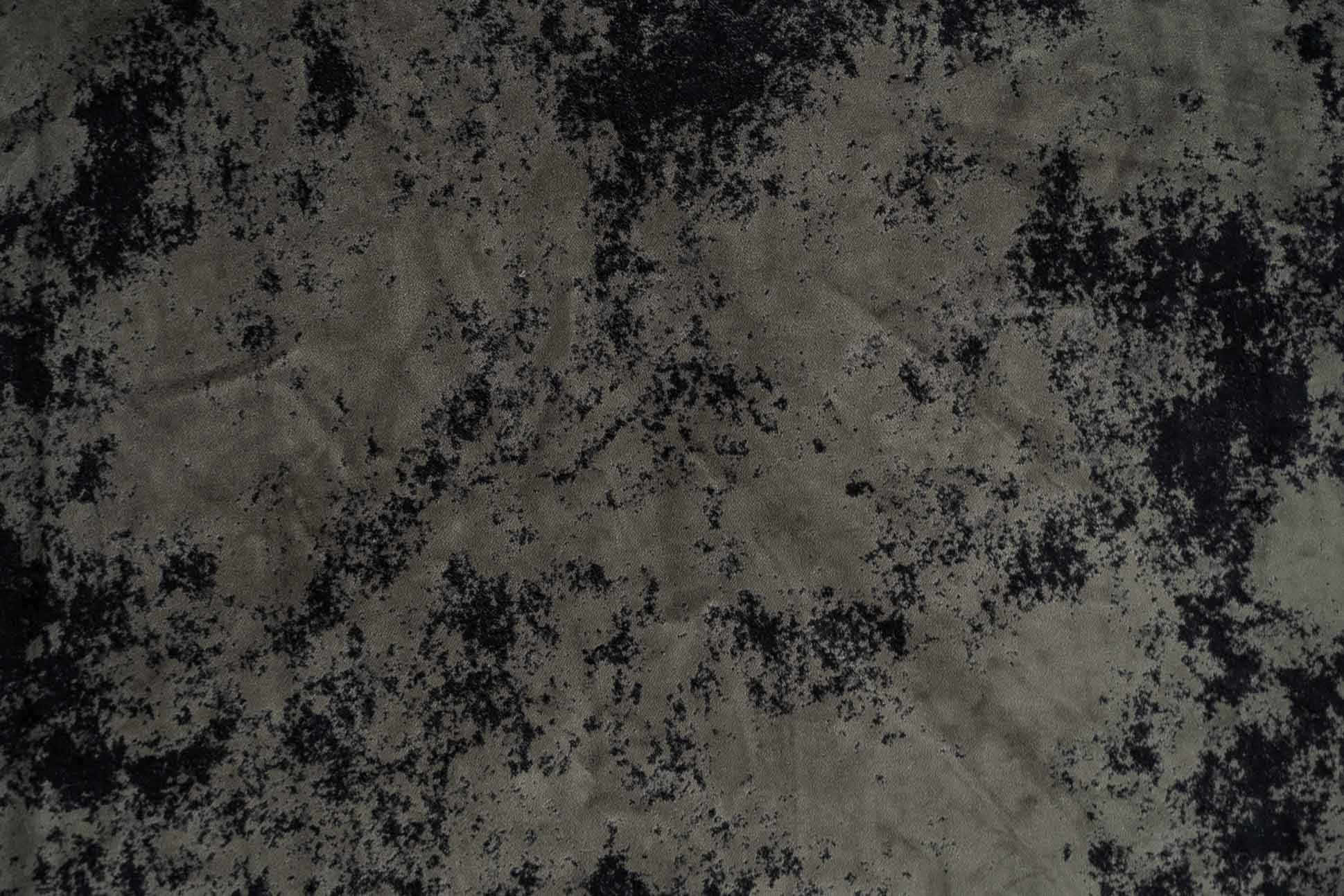 Greyish Black Cotton Velvet Fabric