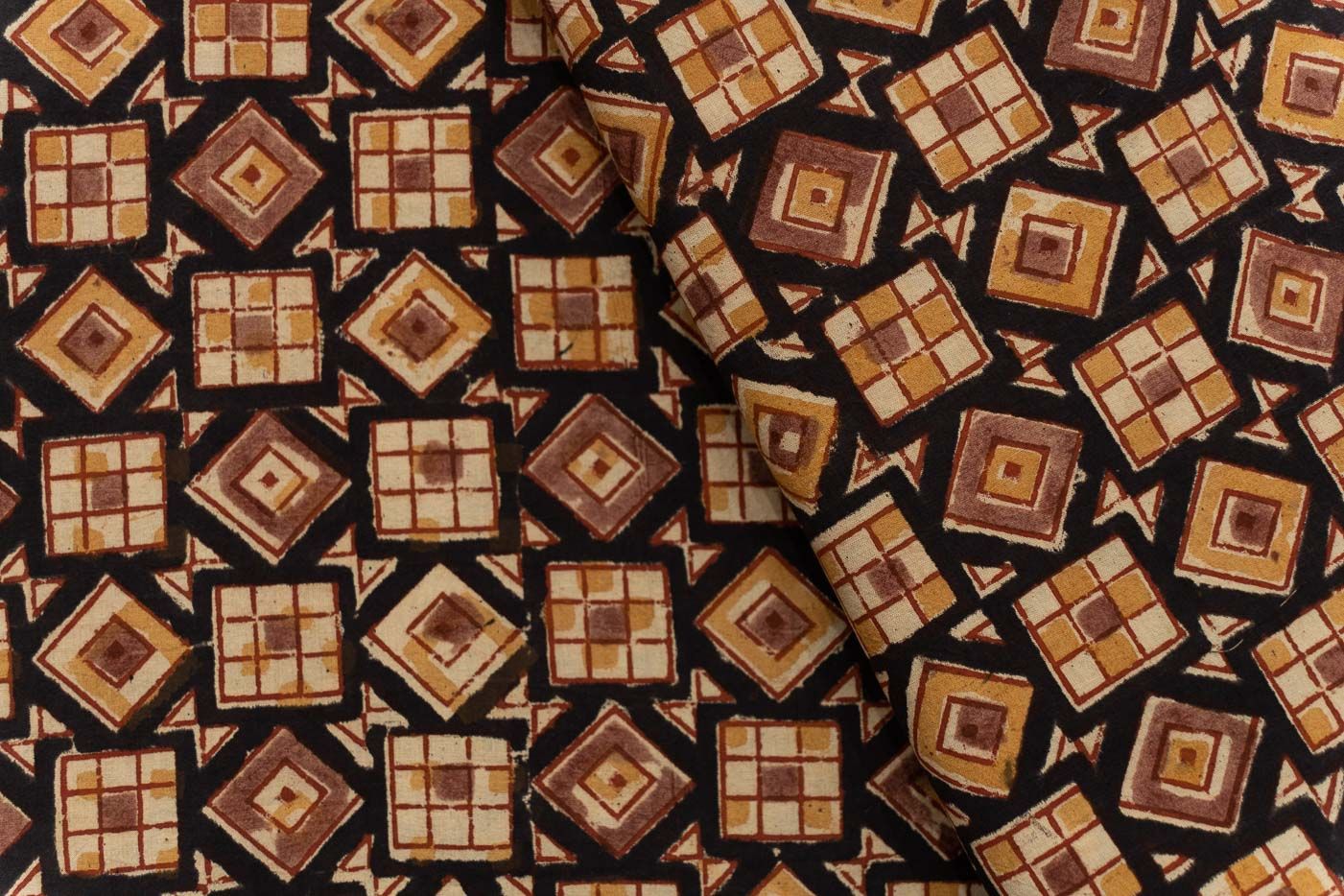 Designer Kalamkari Hand Block Printed Fabric