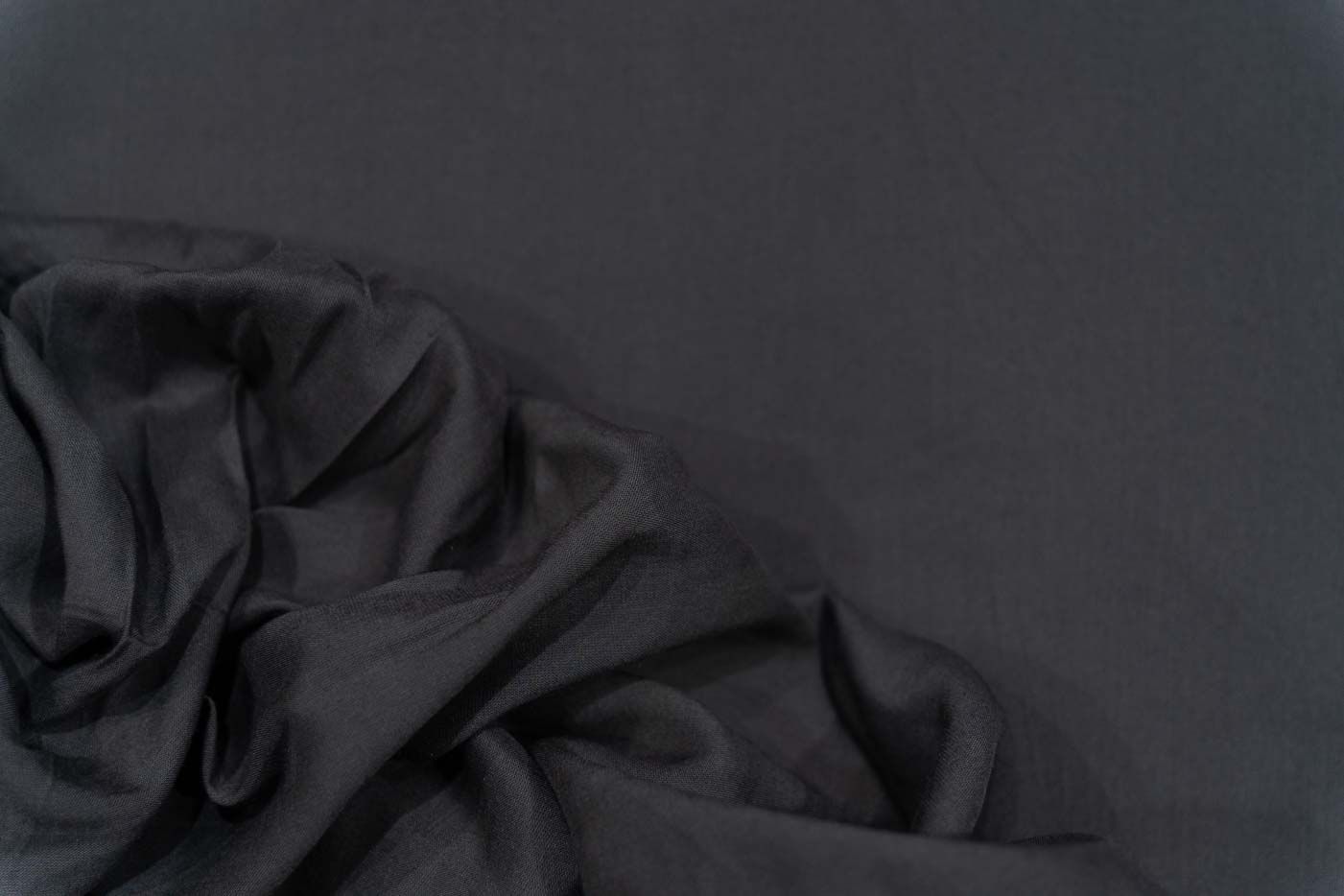 Dark Gray Solid Modal Fabric