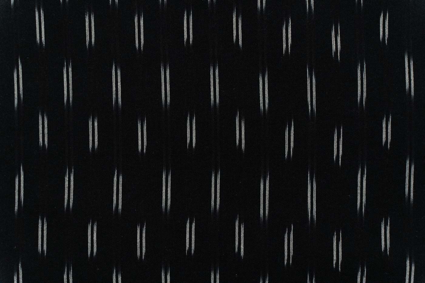 Black And White Ikat Fabric