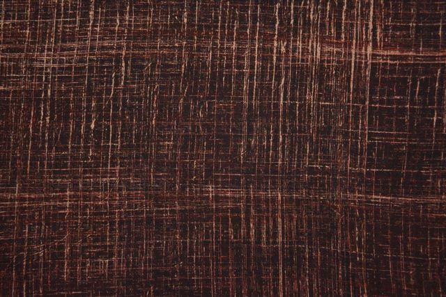 Blackish Brown Brush Block Print Fabric