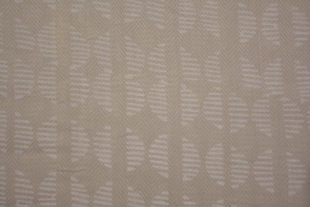 Morn Grey Block Printed Natural Organic Milk Fiber Fabric