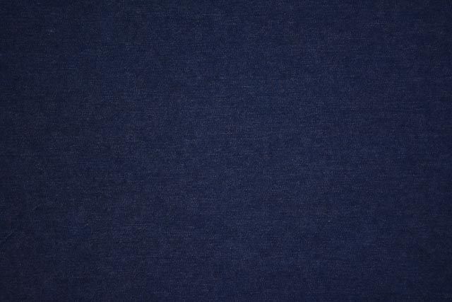 Dark Denim Blue Cotton Trousers Fabric 