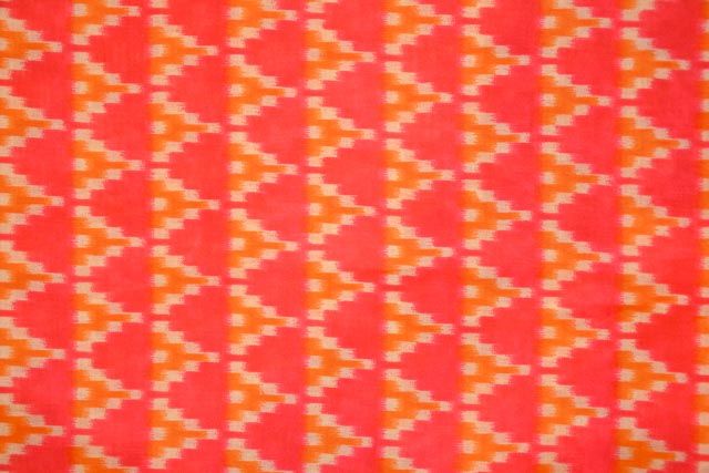 Triangle Printed Chanderi Modal Fabric