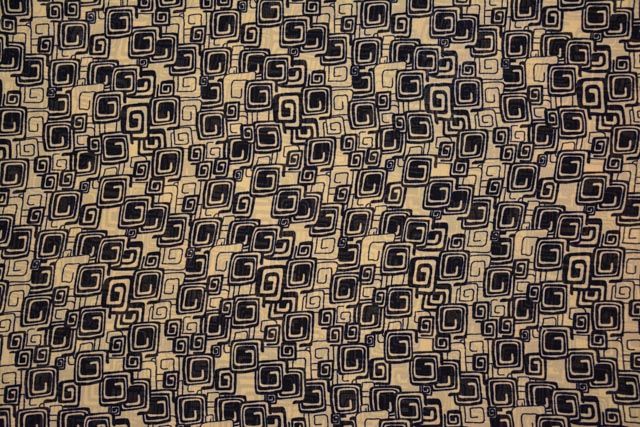 Square Print Georgette Fabric