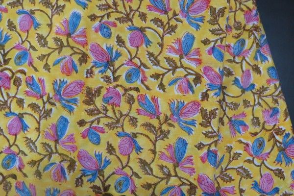 Floral 100 Rayon Fabric By The Yard