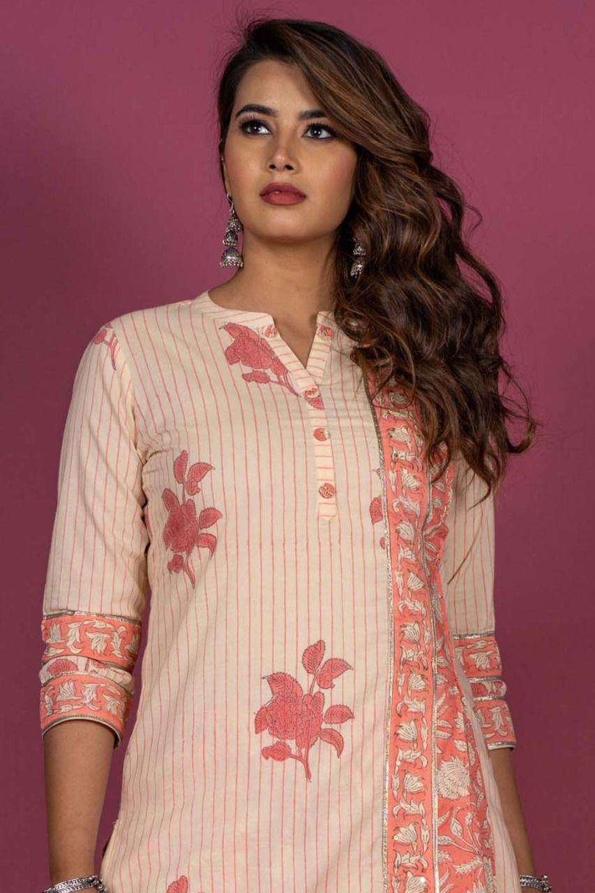 Butter Scotch Pink Kurta 