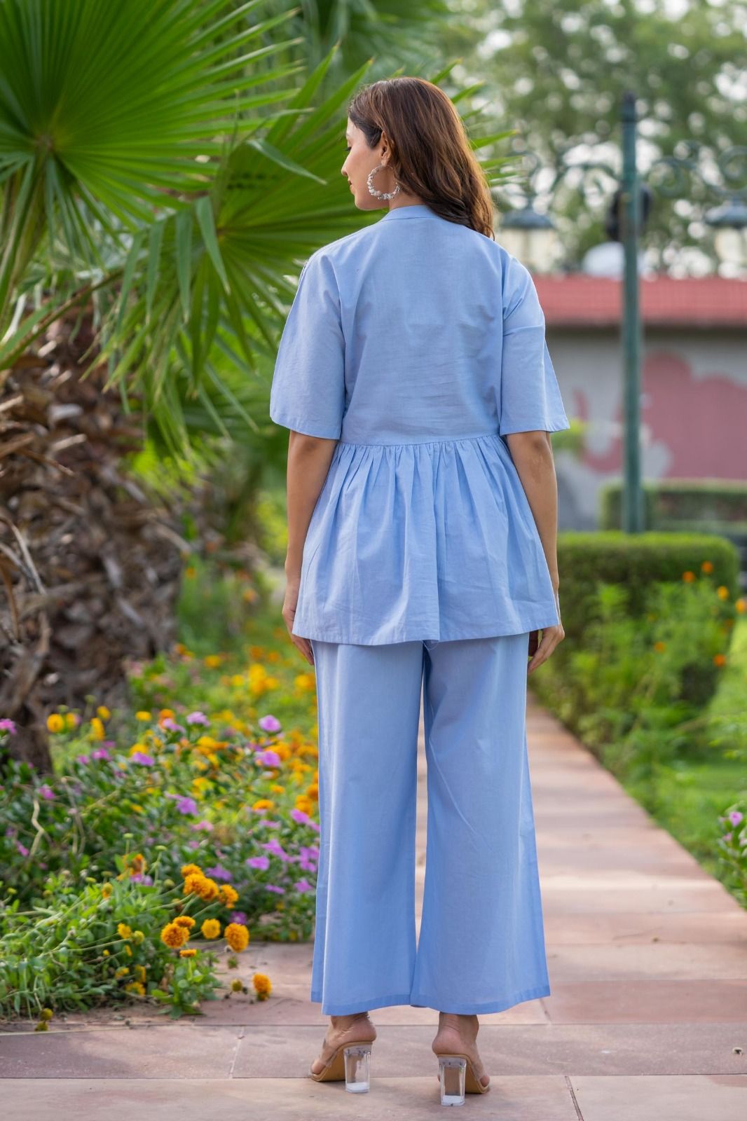 Blue Frock Style Top