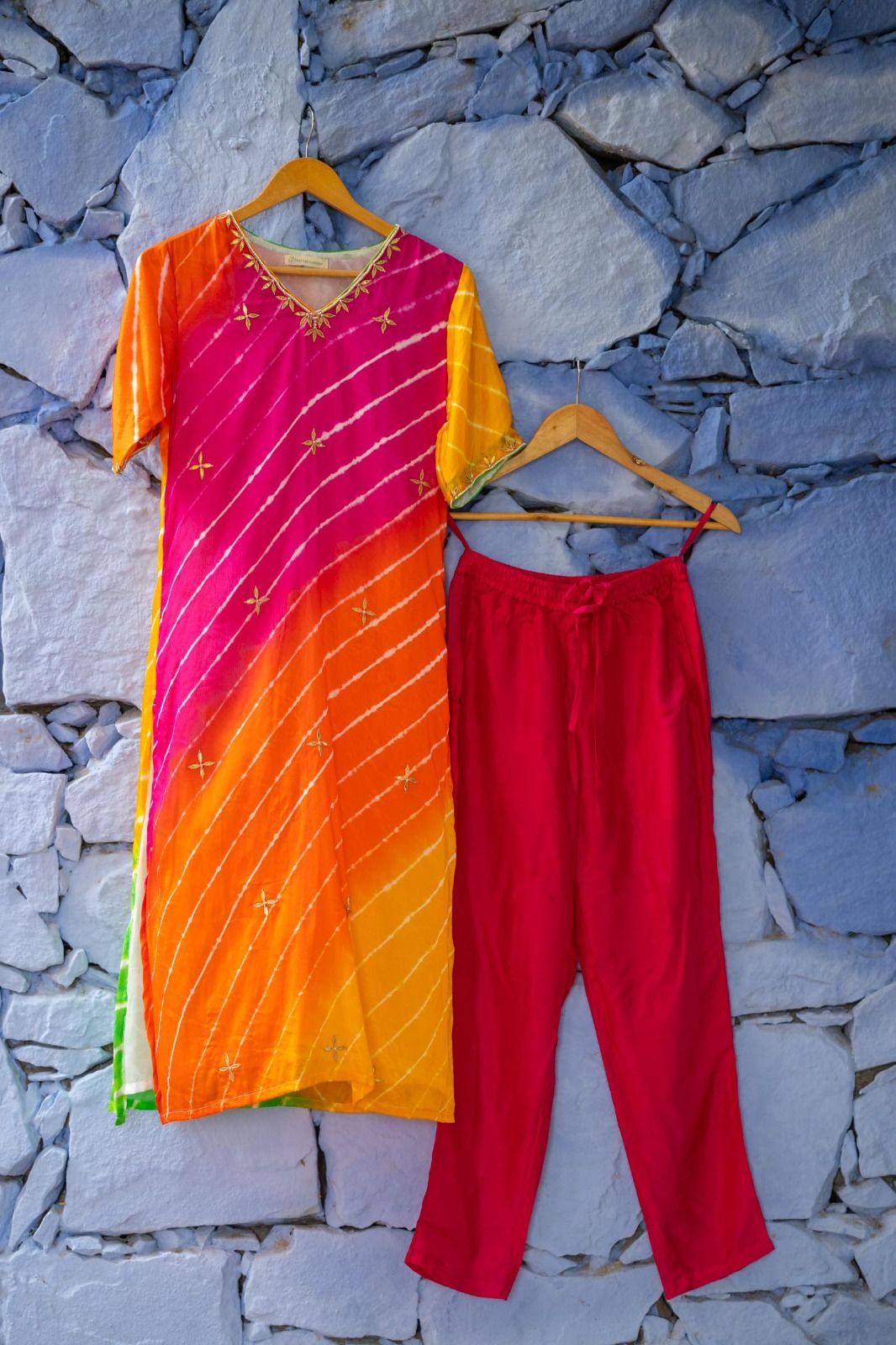 Gotapatti Lehariya 2 Piece Set