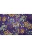 Violet Block Print Cotton Fabric