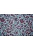 Topaz Blue Block Print Cotton Fabric