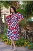 Geomtric Floral Kaftan