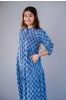 Indigo Blue Mirror Work Kurta