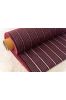 Maroon Striped Khari Cotton Blend Dobby Fabric