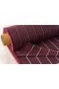 Maroon Striped Khari Cotton Blend Dobby Fabric