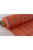 Orange Stripes Khari Cotton Blend Fabric