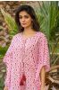 Pink Floral Kaftan