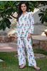 Jungle Giraffe Hand Block Print Night Suit