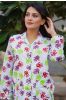 Multicolor Hand Block Print Cotton Night Suit