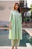 Green Lace Kurta Palazzo Set