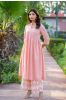 Peach Designer Kurta