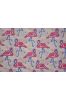 Pink Flamingo Hand Block Printed Cotton Fabric