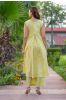 Pastel Yellow Sleeveless Kurta