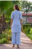 Serene Blue Printed Kurta