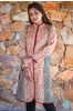 Red Warli Bagru Block Printed Reversible Cotton Quilted Coat