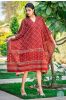 Brick Red Khari Block Print Kaftan 