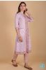 Coral Peach A Line Kurta 