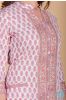 Coral Peach A Line Kurta 