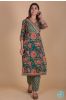 Juniper Green Block Printed Kurta 