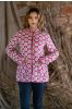 Pink Floral Reversible Quilted Reversible Jacket