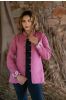 Pink Floral Reversible Quilted Reversible Jacket