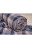 Multicolor Checks Tweed Wool Fabric