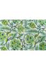 Green Floral Block Printed Fabric