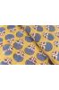 Yellow Hand Block Printed Cotton Fabric